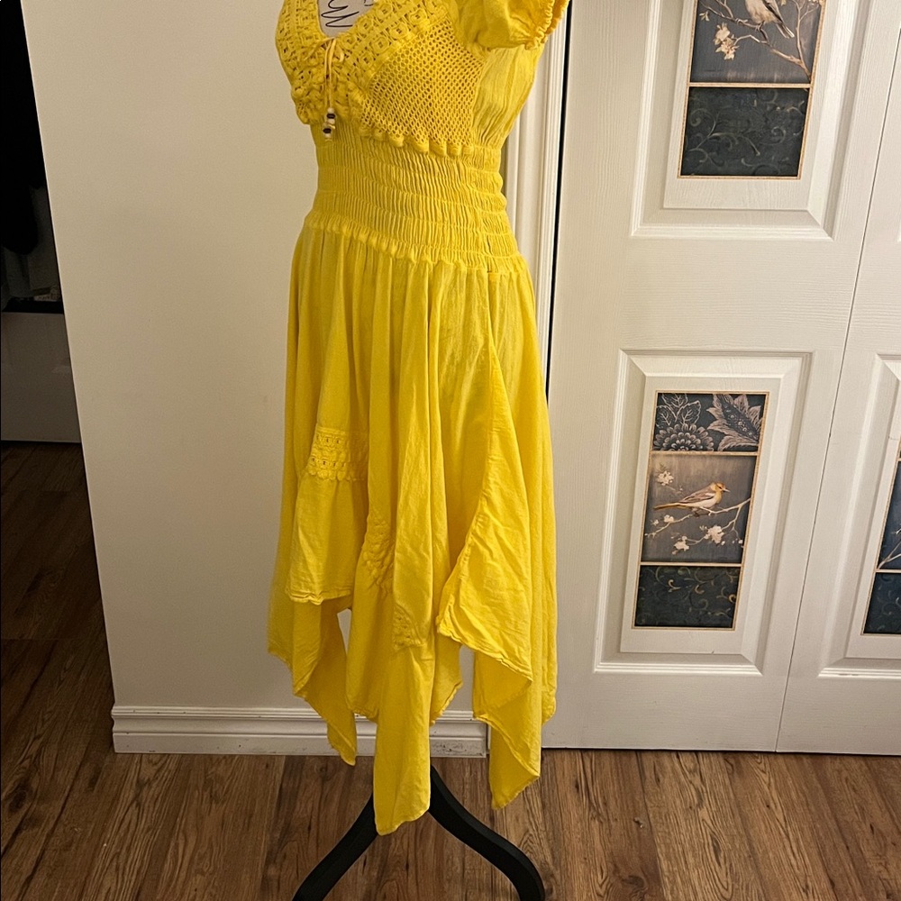 🍎Yellow Women's Dress - Picture 10 of 14
